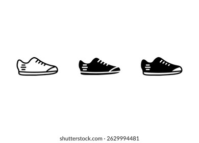 Shoes icon set. for mobile concept and web design. vector illustration