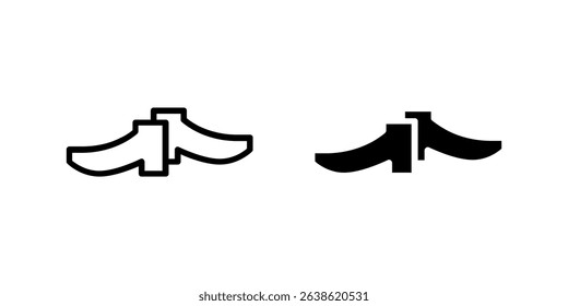 Shoes icon set. Suitable for e-commerce websites, fashion apps, and online shopping platforms. Symbol of footwear, fashion, style, and shoe.