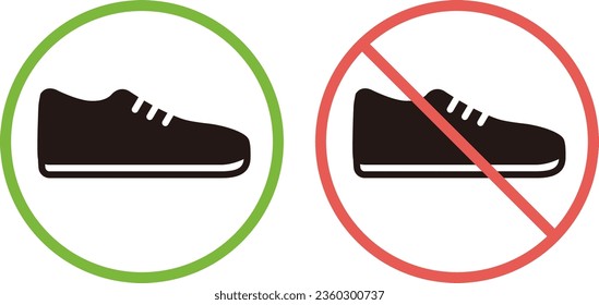 Shoes icon set : vector