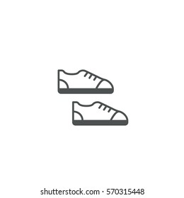 shoes icon. sign design