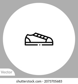 Shoes icon sign vector,Symbol, logo illustration for web and mobile