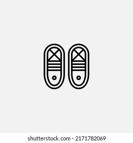 Shoes icon sign vector,Symbol, logo illustration for web and mobile