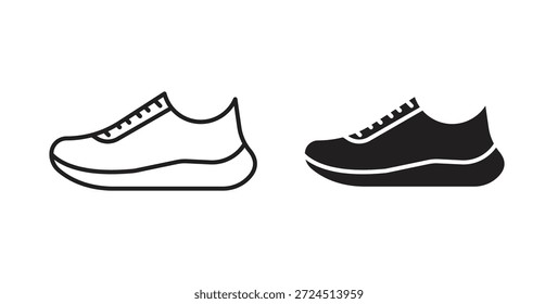 Shoes icon in simple flat trend modern graphic design abstract logotype element