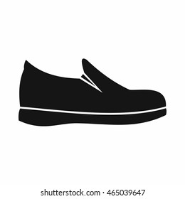 Shoes icon in simple style isolated on white background. Wear symbol
