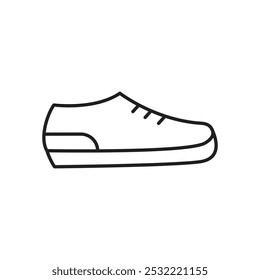 Shoes icon. simple thin line icon.