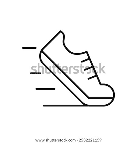 Shoes icon. simple thin line icon.