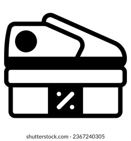 shoes icon with solid line style base. Suitable for website design, logo, app, UI and ETC.