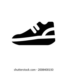 shoes icon solid style vector