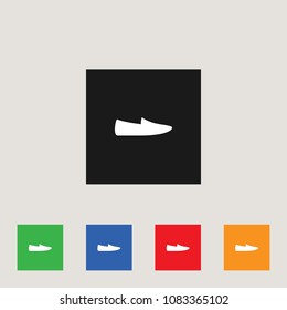 Shoes icon, stock vector illustration, EPS10.