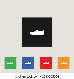 Shoes icon, stock vector illustration, EPS10.