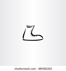 shoes icon stylized vector element design