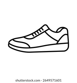 Shoes icon and symbol design. Trendy shoes icon design with editable stroke