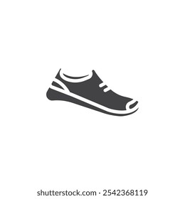 Shoes icon Symbol mark in filled style