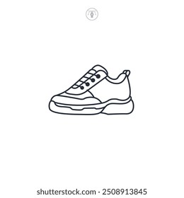 Shoes icon symbol vector illustration isolated on white background