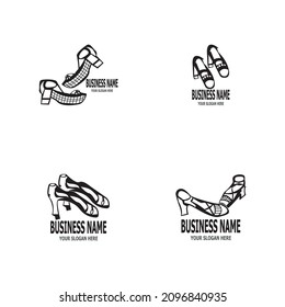Shoes icon and symbol vector template