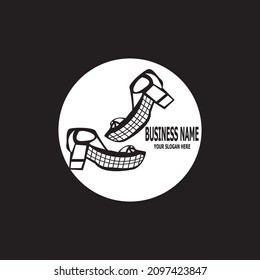 Shoes icon and symbol vector template