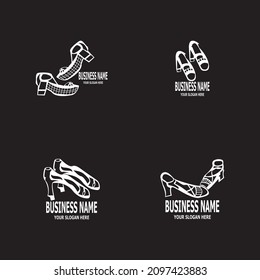 Shoes icon and symbol vector template