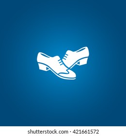 Shoes icon vector
