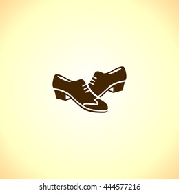 Shoes icon vector