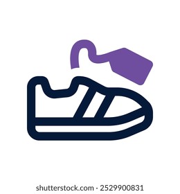 shoes icon. vector dual tone icon for your website, mobile, presentation, and logo design.
