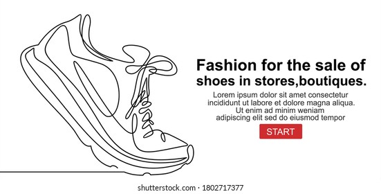 Shoes Icon Vector. Emblem or logotype elements for shoemaker.Fashion vector illustration for the sale of shoes in stores, boutiques.