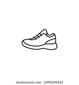 Shoes icon vector. EPS 10 editable vector