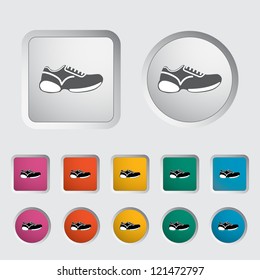 Shoes icon. Vector illustration.