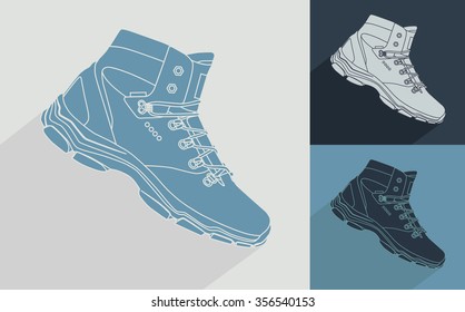 Shoes icon. Vector illustration.