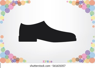 shoes icon vector illustration.