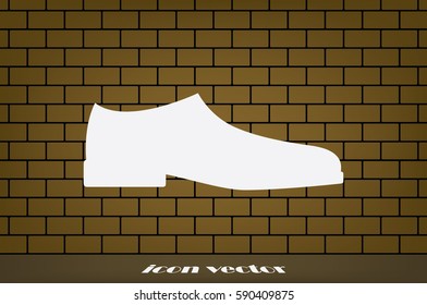 shoes icon vector illustration.