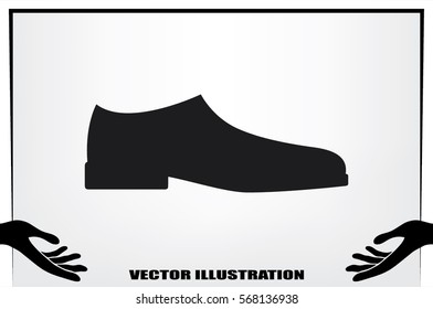 shoes icon vector illustration EPS 10