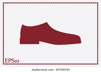 shoes icon vector illustration EPS 10