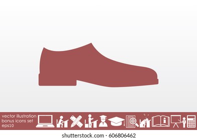 shoes icon vector illustration EPS 10