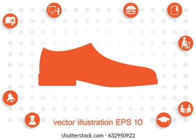 shoes icon vector illustration EPS 10