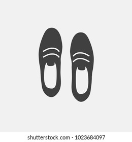 shoes icon vector illustration. footware icon vector