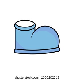 Ilustración vectorial de icono de zapatos. Ilustración aislada en fondos blancos