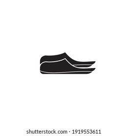 Shoes icon vector illustration logo template.