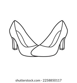 shoes icon vector illustration symbol design