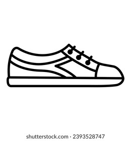 Shoes icon vector on trendy design