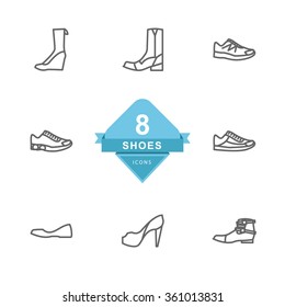 Shoes Icons ( Line Icon )