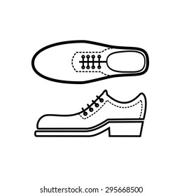 shoes icons vector