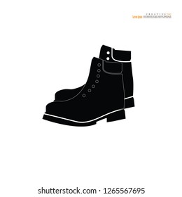 shoes icon.vector illustration.