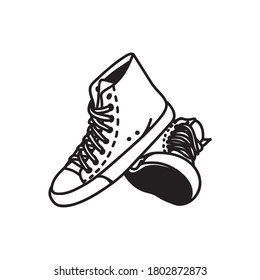 Shoes Illustration and lineart style