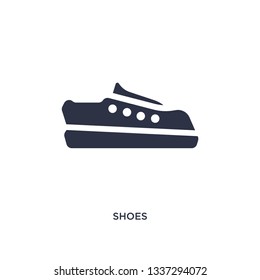 shoes isolated icon. Simple element illustration from brazilia concept. shoes editable logo symbol design on white background. Can be use for web and mobile.