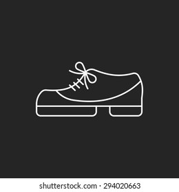 shoes line icon
