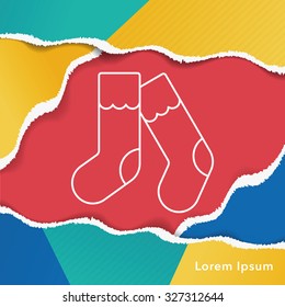 shoes line icon