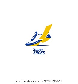 Diseño de diseño de logotipo de zapatos genial