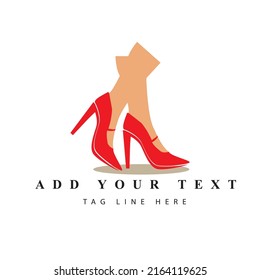Shoes logo design illustration vector art