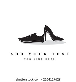 Shoes logo design illustration vector art