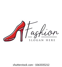 shoes logo design template